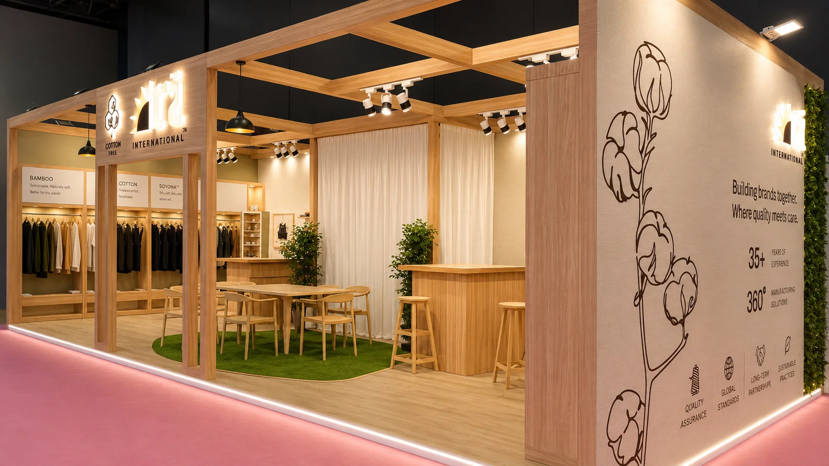 exhibition stall desigers for zak doors & windows